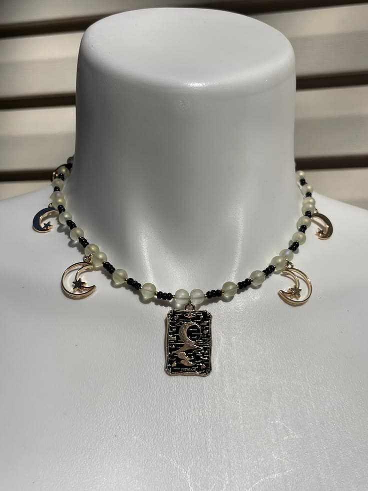 The Moon Tarot Necklace