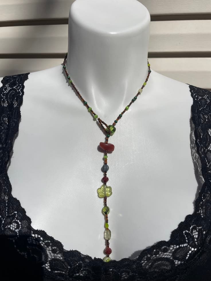 Woodland Lariat Necklace