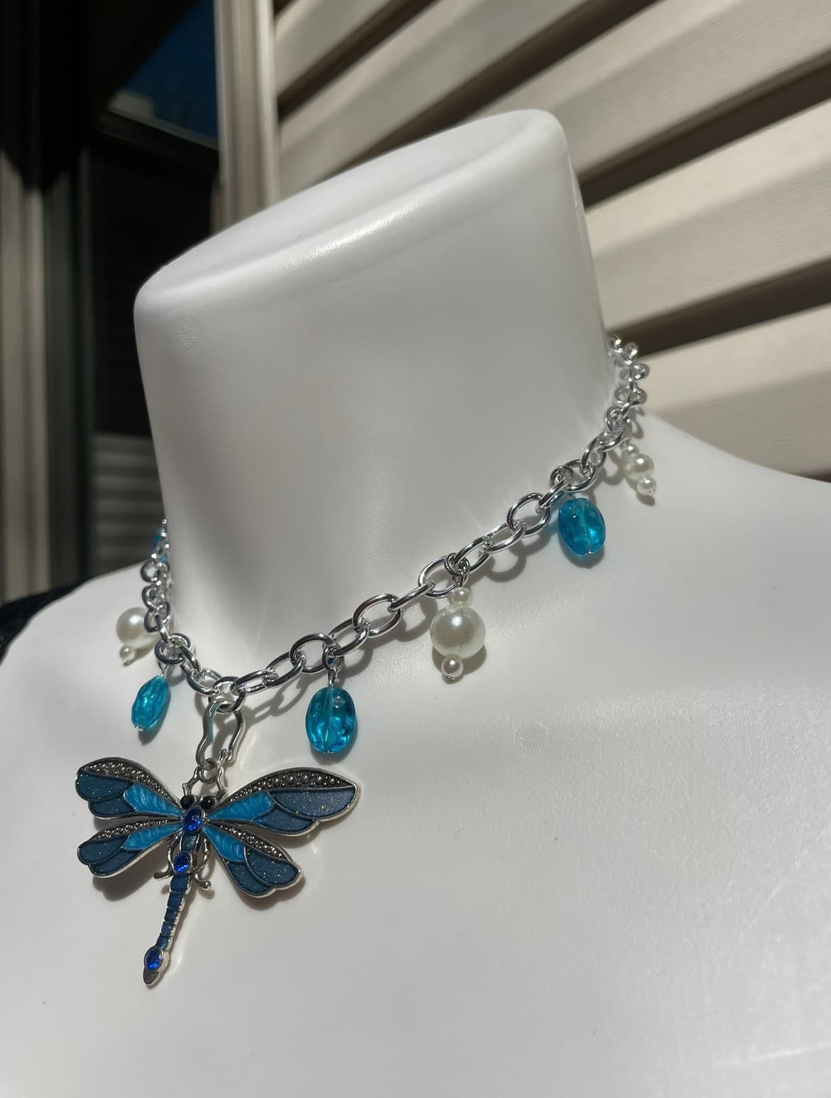 Lakeside Dragonfly Necklace detail 2