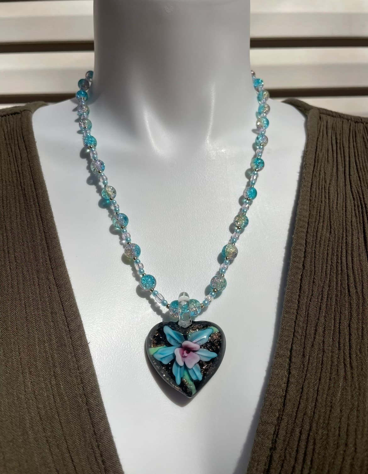 Blooming Heart Necklace