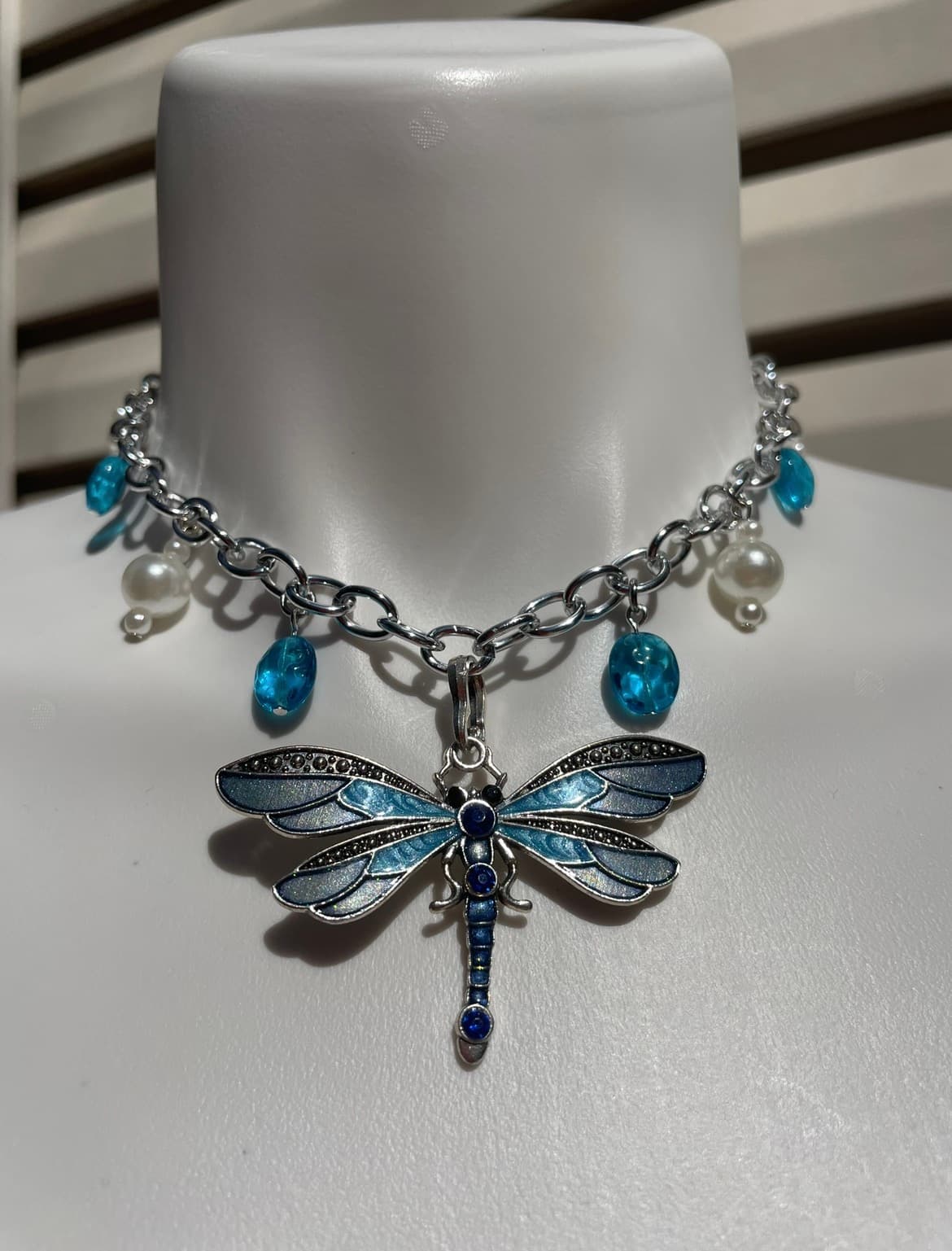 Lakeside Dragonfly Necklace detail 3