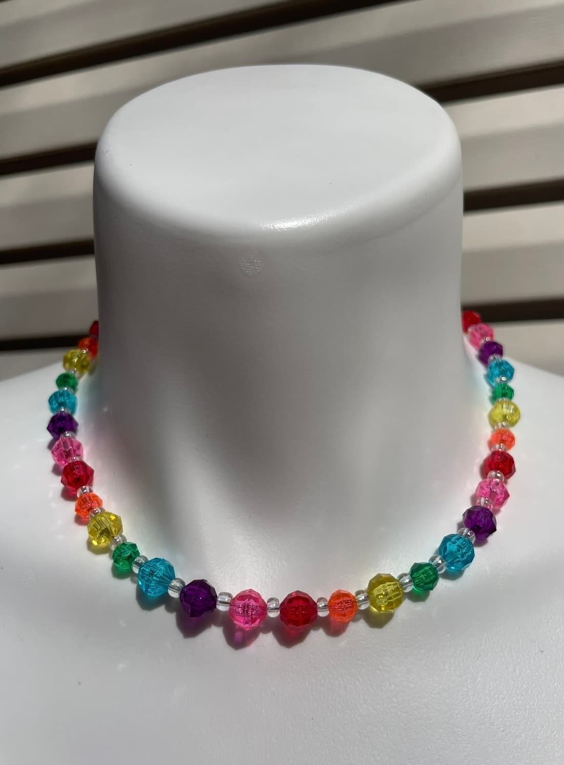 Rainbow Disco Necklace