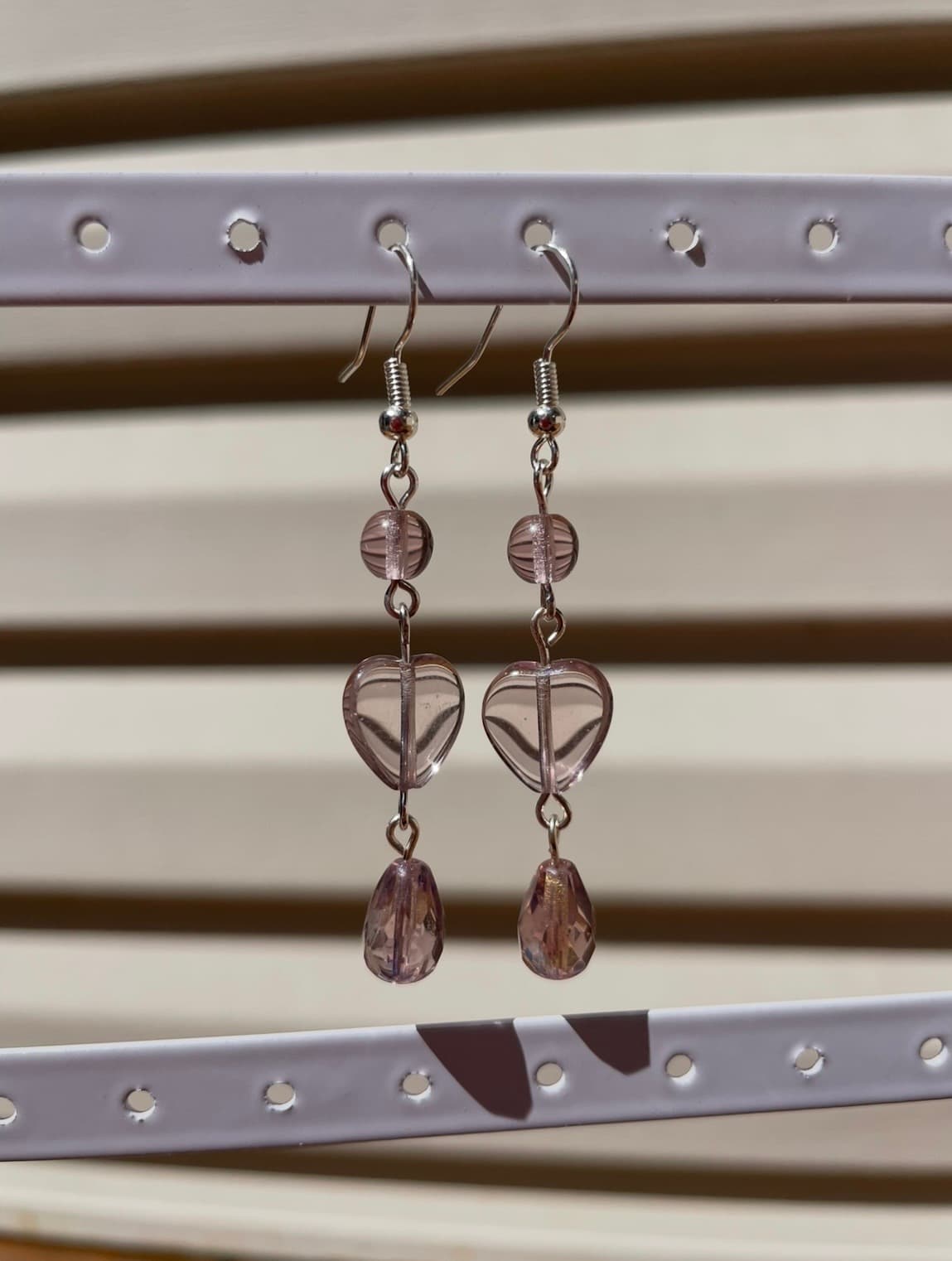 Dusty Heart Earrings